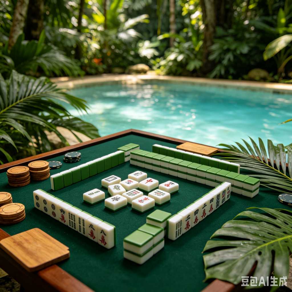 unique text mahjong tiles design