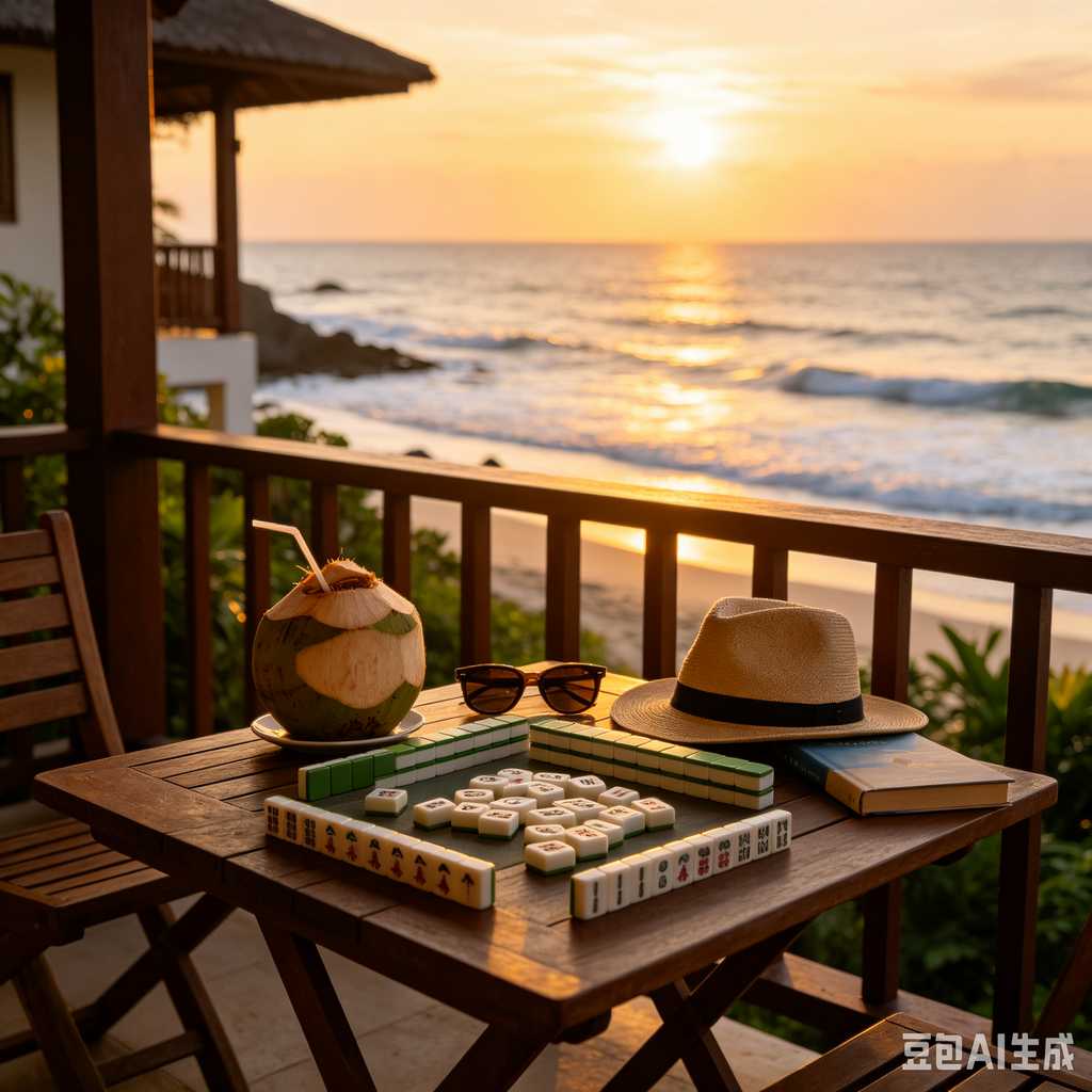 resort leisure mahjong set